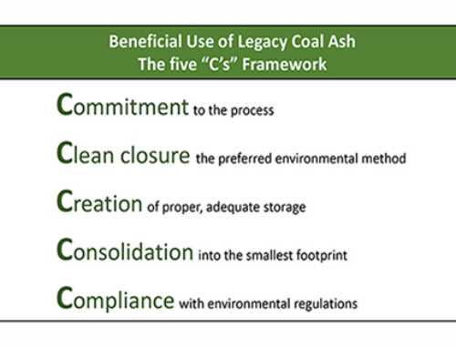 The 5 C’s of Legacy Coal Ash Beneficial Reuse